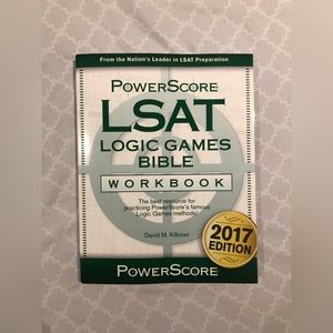Bundle of Power Score LSAT Prep Books and LSAC Tests